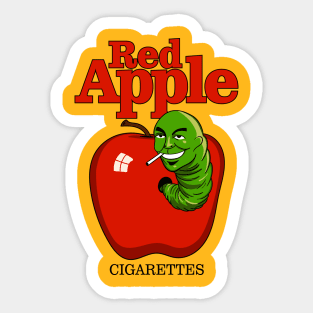 Red Apple Cigarettes Sticker